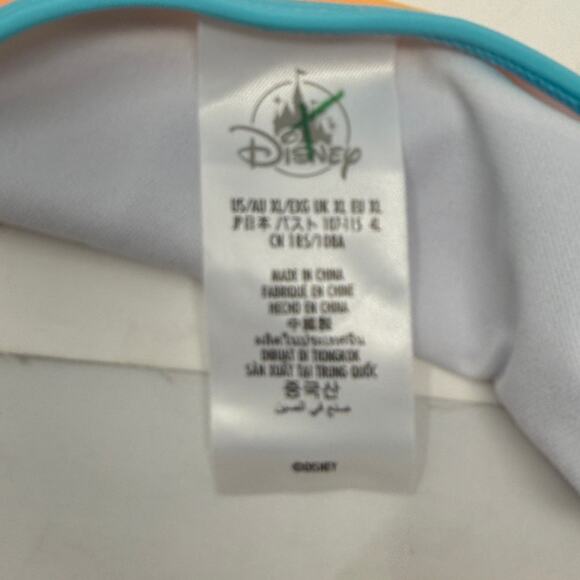 Disney Mickey Mouse Palm Tree Beach Sunset High Waist Bikini Set XL NWT Swimwear - Picture 7 of 15